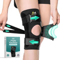 Large Knee Brace with Patellar Stabilizer for Dislocation Support - Lateral & Medial Straps