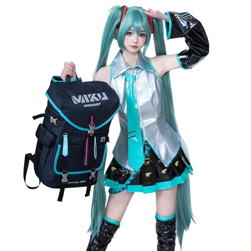 Miku - 22L Hatsune Miku Backpack Anime Travel Daypack for Fans