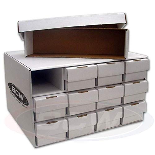 BCW Card House with 12 Large Storage Boxes for Trading Card Collections