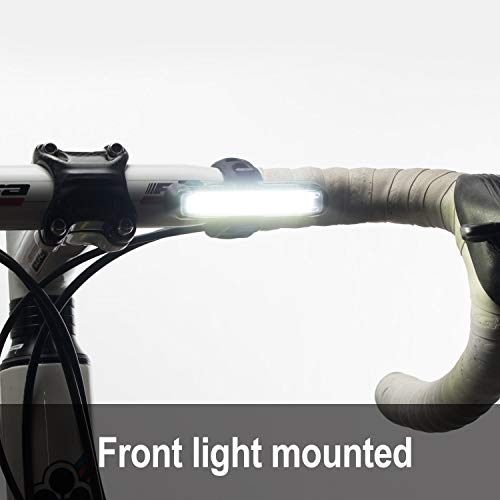 Cygolite Bike Front & Tail Light Set - 110 & 50 Lumens USB Rechargeable, Waterproof Cycling Lights
