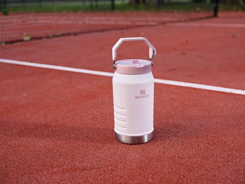 STANLEY IceFlow Flip Straw 2.0 Jug 96 oz Rose Quartz - Leakproof Insulated Water Bottle