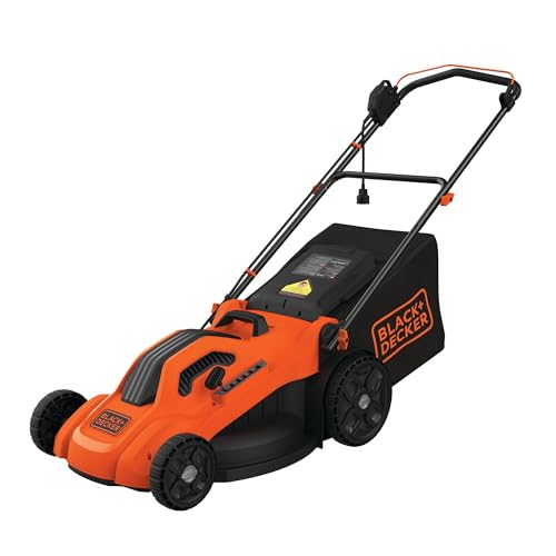 Corded 20-Inch Electric Lawn Mower with 13 Amp Motor & 6-Position Height Adjustment