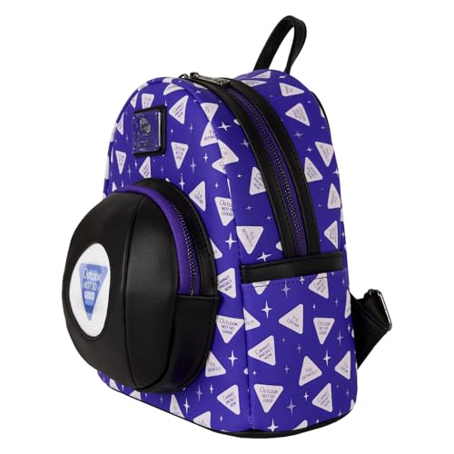 Loungefly Mattel Magic 8 Ball Mini Backpack with Lenticular Fortune Feature