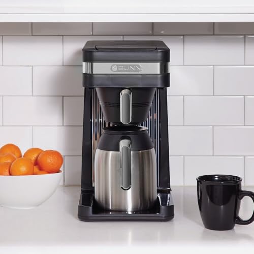 Speed Brew Coffee Maker - 10-Cup Stainless Steel Thermal Drip Coffee Machine - Black - Regular