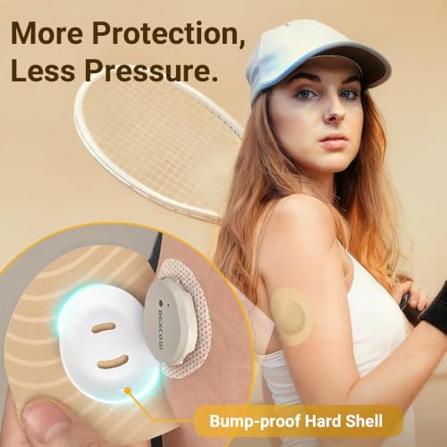 20 Pack Waterproof Skin-Tone Dexcom G7 & Stelo Sensor Patches - Beige, Light