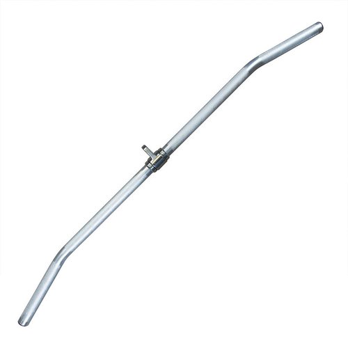 Body-Solid Home Gym Tools (MB148A) Aluminum LAT Pulldown Bar Attachment for Pulley Cable Machine - Straight Arm Lat Pull Down Bar Accessories for Gyms, Strength Workout Equipment, Muscle Building (Chrome)