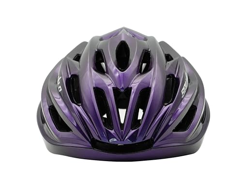 Large Unisex Bike Helmet for Men Women - Lightweight Ventilated Cycling Helmet with Adjustment Dial, Purple Variation