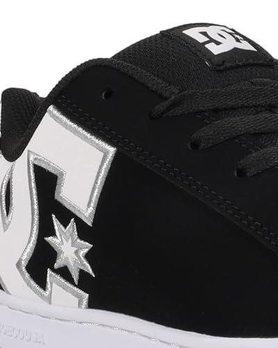 DC Women's Court Graffik Skate Shoes Black White Size 8