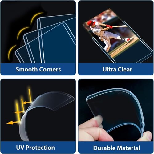 PJU 2000 Card Sleeves Pack - 1000 Hard + 1000 Soft Trading Card Protectors