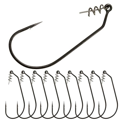 Reaction Tackle Swimbait Hooks for Bass Fishing - #7/0 / 10 Pack