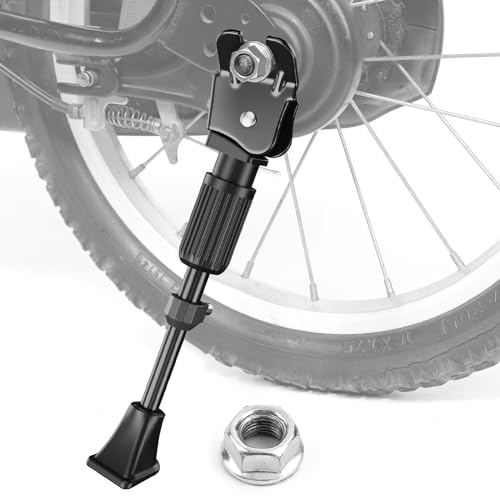 Adjustable Kids Bike Kickstand for 12-20 Inch Bicycle Support Peg