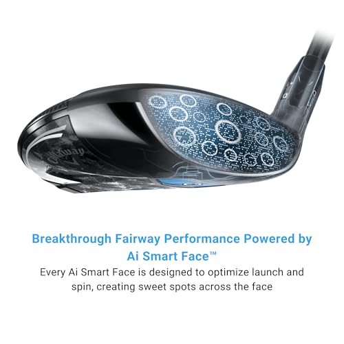 Callaway Paradym Ai Smoke Triple Diamond Fairway Wood - Right Hand, 21°, Tensei CR Blue 60g, Stiff Flex, Black