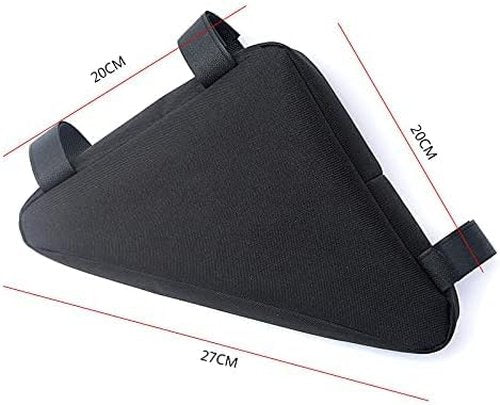 BUBUCAM Bicycle Triangle Bag, Frame Bag Triangle Bag, Bicycle Cycling Storage Triangle Top Tube Front Pouch Saddle Bag for Road and Mountain Bikes