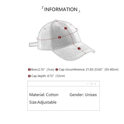 New York Hat Vintage Washed Cotton Baseball Cap Soft Sun Hat for Men and Women (Brown)