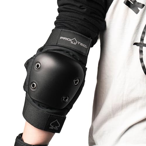 Pro-Tec Street 3-Pack Protective Gear Set for Skateboarding & Biking - Black Medium