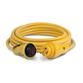 30A 125V EEL Shorepower Cordset - Yellow, 12 Feet, Watertight Seal