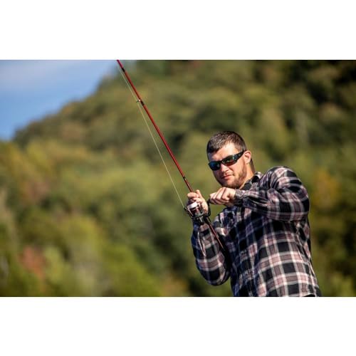 Ugly Stik Carbon Spinning Fishing Rod 7' Medium 2-Piece Lightweight & Durable