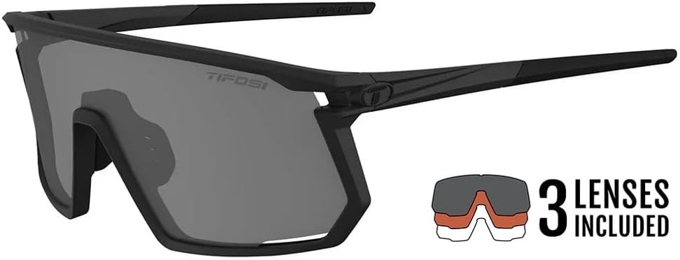 Tifosi Moab Cycling Glasses - Shatterproof Polycarbonate Lens for Cycling, Baseball & Pickleball