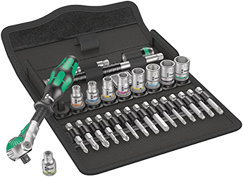 Wera Zyklop Speed Ratchet Set 28-Piece 1/4" Drive - Compact, Precision Tools