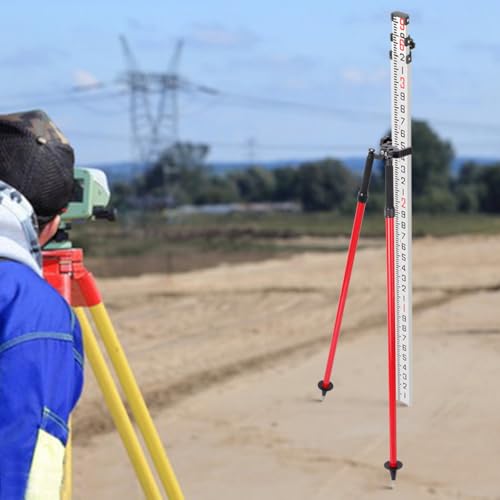 Mountlaser CLS23 Aluminum Surveying Tripod Bipod with Thumb Release, Telescopic Support for Prism & GPS Poles