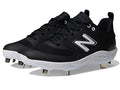 New Balance Women's Fresh Foam X Velo V3 Softball Cleats - Black/White, Size 8.5