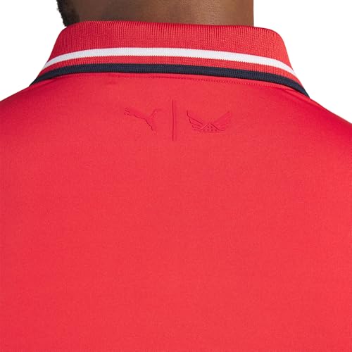 PUMA Men's X Volition Golf Polo Large Candy Apple - Patriotic Golf Shirt