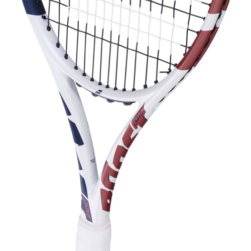 Beginner Tennis Racket - Strung Babolat Boost Drive with Black String & 4 1/4" Grip