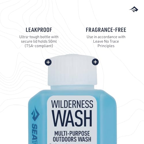 Sea to Summit Wilderness Wash 3-Pack Liquid Camp Soap - 3 x 50ml Bottles