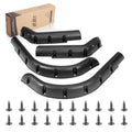 4-Piece Fender Flares for EZGO TXT Golf Cart 1996-2013 | Impact-Resistant Plastic & Stainless Hardware