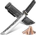 Purple Dragon 9.2 Inch Japanese Survival Fixed Blade Knife with Sheath