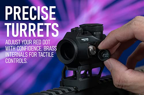 Monstrum Ghost Red Dot Sight with Shake Awake Activation & Co-Witness Riser Mount