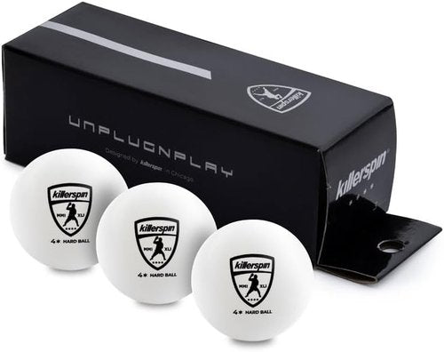 Killerspin 4-Star Ping Pong Balls - ITTF Certified 40mm ABS Plastic Table Tennis Balls for Tournaments