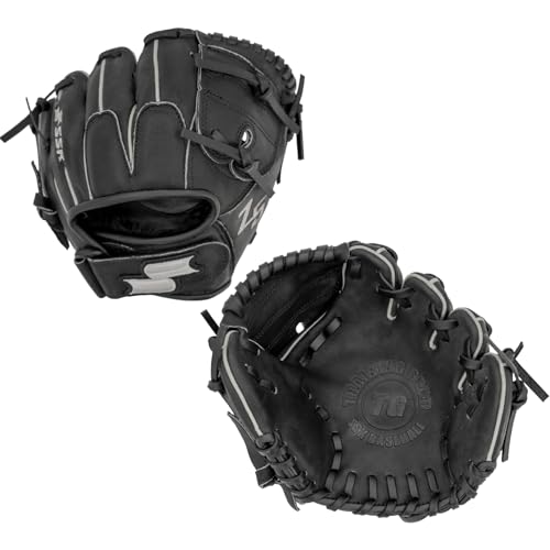 SSK Z5 Baseball Training Gloves 8.5" Black Right Hand Throw - Game-Ready Leather
