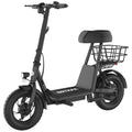 Gotrax 12/14/16-Inch Electric Scooter with Seat for Adults & Teens, Black