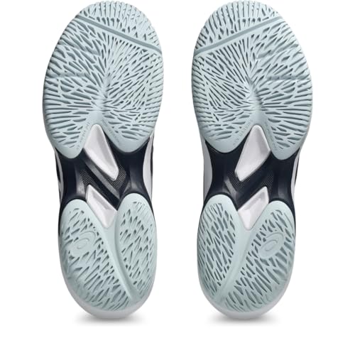 ASICS Women's Game FlyteFoam Tennis Shoes 8.5 Midnight White - Lightweight Support