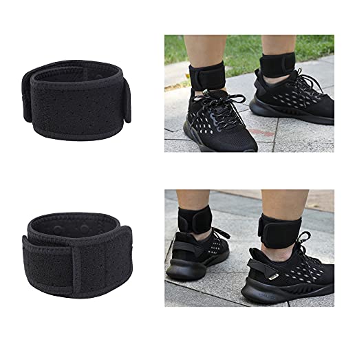 Adjustable Achilles Tendonitis Brace 2PCS - One Size Black Support