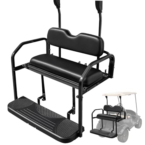 NOKINS Golf Cart Rear Flip Seat Kit for Club Car Precedent, Tempo, Onward