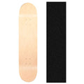 Maple Skateboard Decks Double Tail 8" x 31.75" Light Deck with Grip Tape - 1 PCS