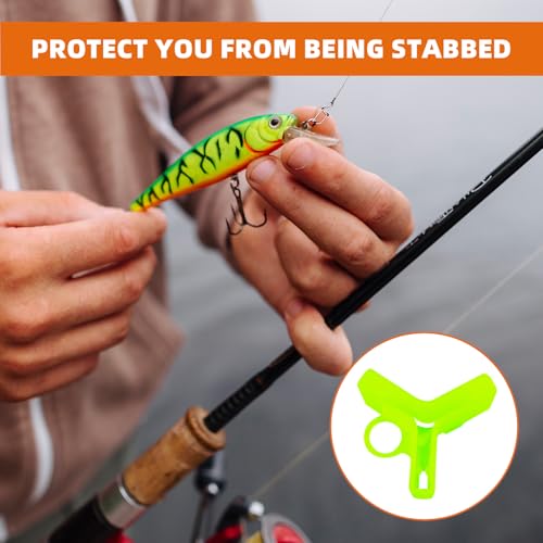 Fishing Hook Covers 500 Pcs Treble Hook Protectors Anti-Tangle Sharp Hook Caps