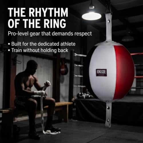 Ringside Leather Double End Boxing Bag 7-inch Precision Training Target