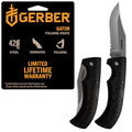 Gerber Gator Folding Pocket Knife with Serrated Edge & Gator Grip, Made in USA