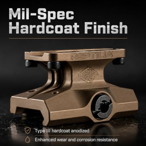 Reptilia DOT Mount Lower 1/3 Co-Witness for Trijicon MRO FDE Flat Dark Earth Anodized