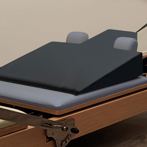 Large Upholstered Pilates Reformer Wedge for Home Workout & Therapy