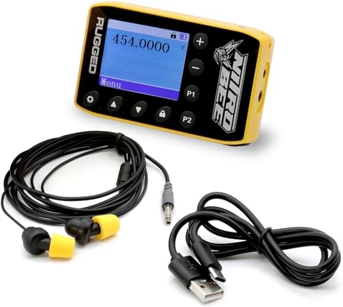 UHF Race Receiver with Stereo Earbuds - Rugged Radios Nitro Bee Xtreme