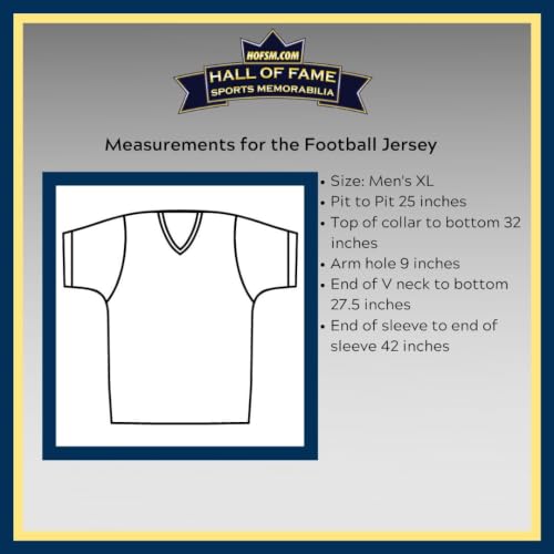 Men's XL Football Jersey with Facsimile Autograph - Troy Polamalu Reprint