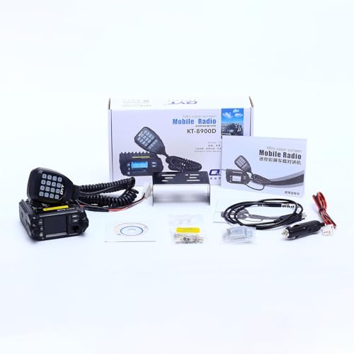Dual Band GMRS Mobile Radio KT-8900D with 200 Channels, 25W Power - Off-Road & Vehicle Use