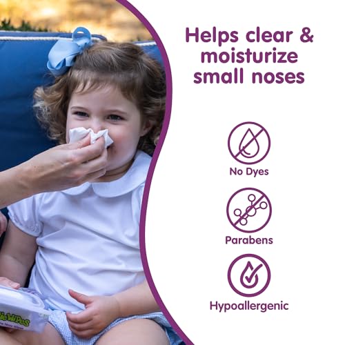 Boogie Gentle Saline Nose Wipes Fresh Scent - 30 Count Pack of 12
