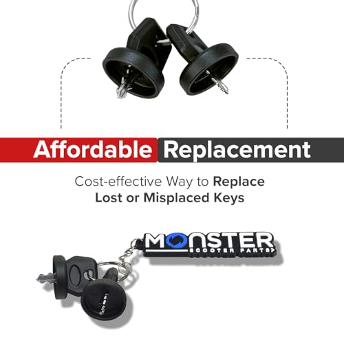 Mobility Scooter Replacement Keys for Golden Buzzaround Models - Set of 2