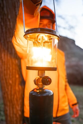Propane Lantern for Camping & Emergency with Adjustable Brightness - Double Mantles Included