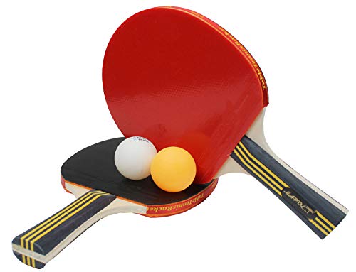 4 Player Table Tennis Set with 4 Paddles & 8 Balls - Portable Carry Case
